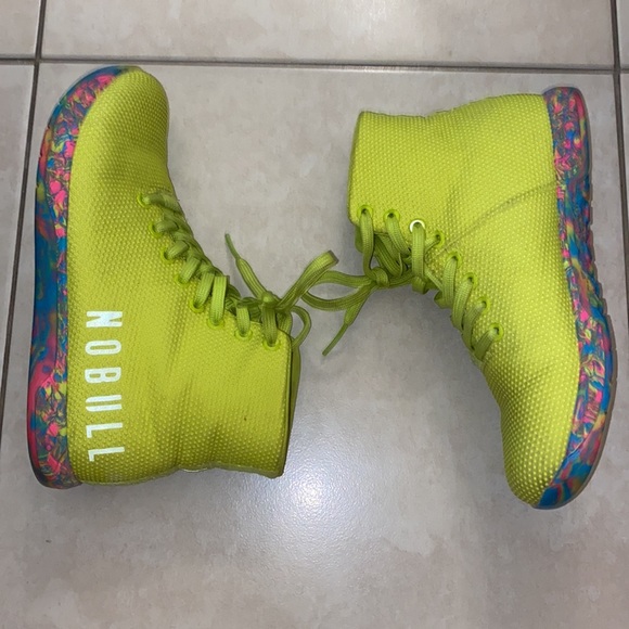 NOBULL High Top Neon Trainers - Picture 7 of 7